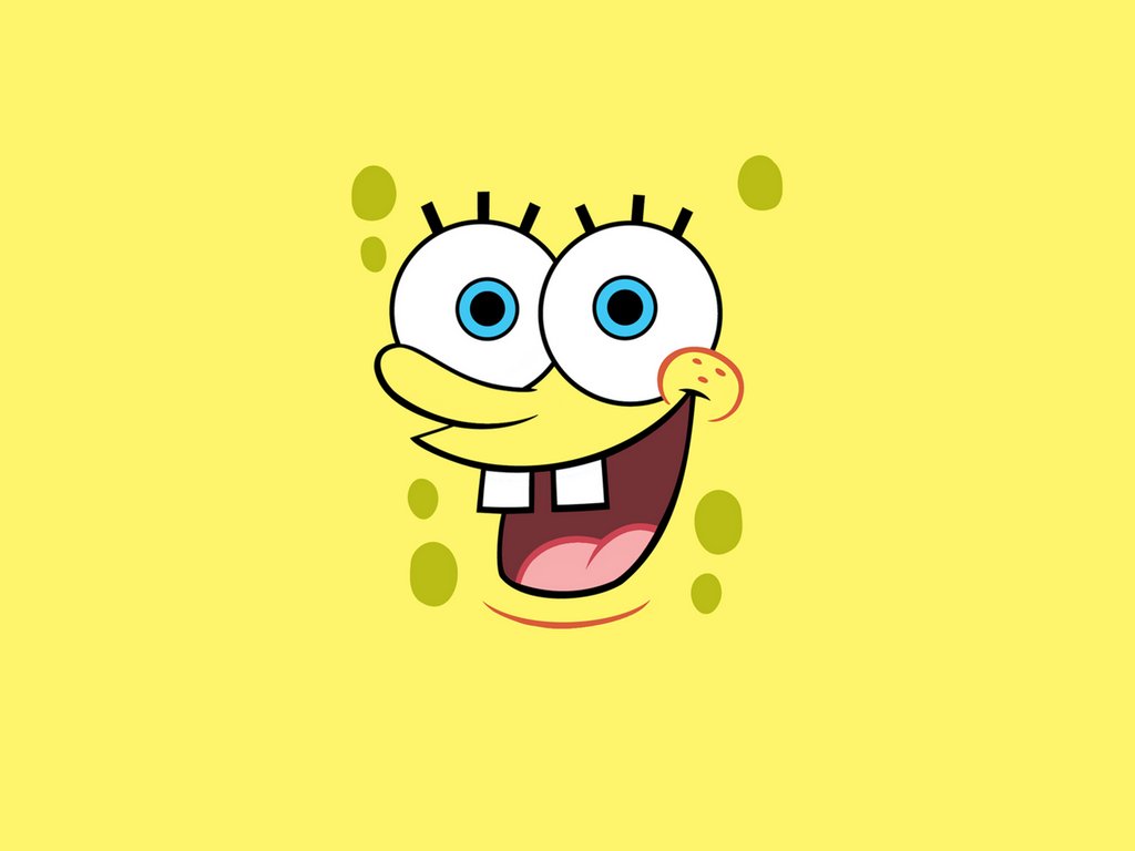 SpongeBobs Face - XVGA wallpapers in 1024x768 resolution