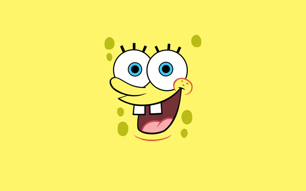 SpongeBobs Face — desktop and phone wallpaper, free download