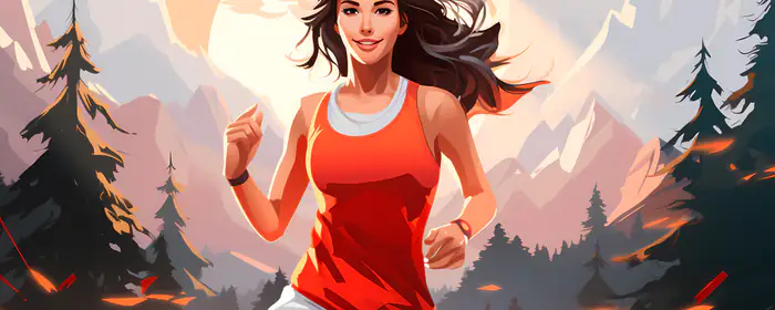 UltraWide 21:9 running wallpapers (2560x1080): woman, running, summer, forest