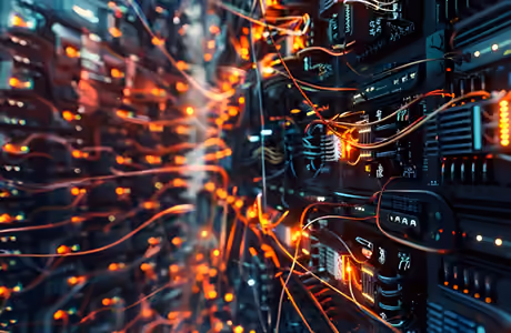 Technology wallpapers: network, data center, cable, connection