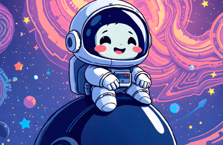Обои космос: космонавт, планета, персонаж, скафандр