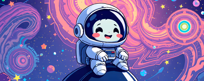 Обои космос: космонавт, планета, персонаж, скафандр