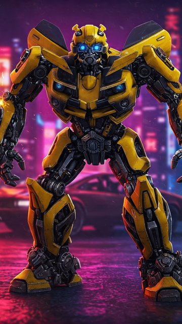 Bumblebee from Transformers - Wallpapers for Nokia, Samsung in 360x640 resolution