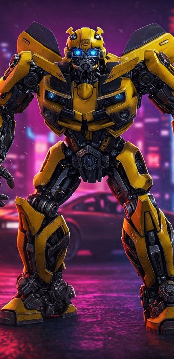 Bumblebee from Transformers - Wallpapers for Samsung in 360x740 resolution