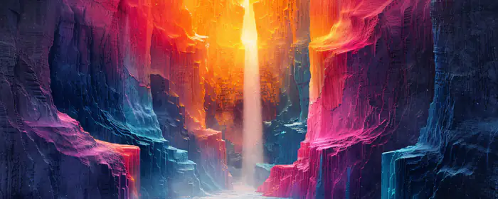 Abstraction wallpapers: cavern, canyon, light, rock