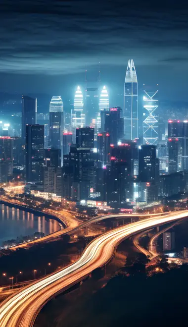 Cities wallpapers: South Korea, Seoul, downtown, skyscrapers