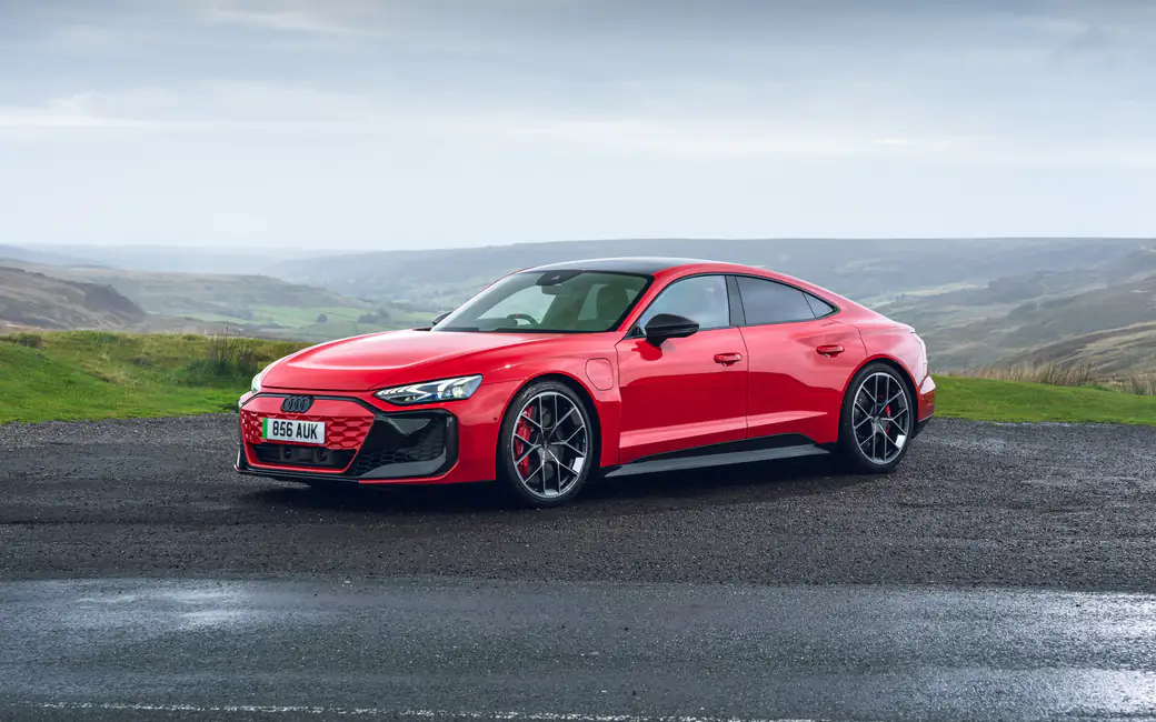 Audi RS e-tron GT electric sports car — desktop and phone wallpaper, free download