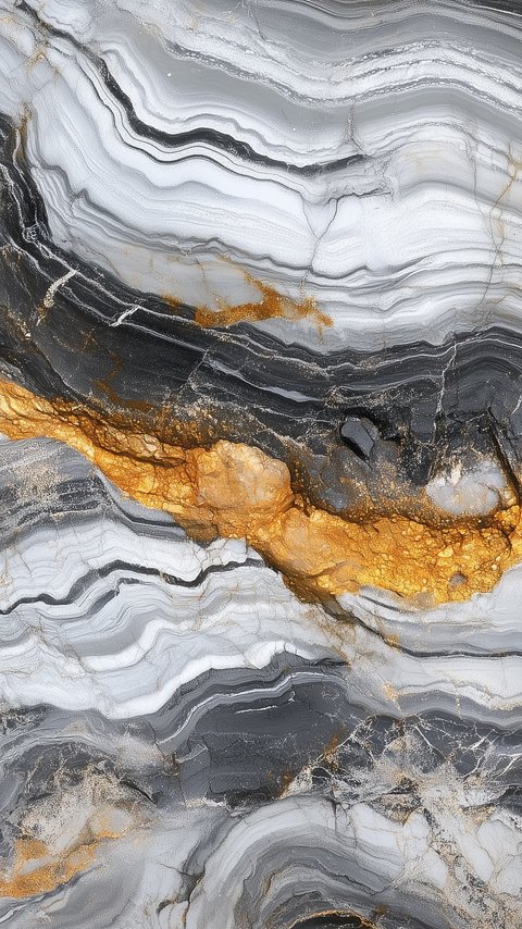Grey marble with gold - Wallpapers for LG/ASUS in 480x854 resolution