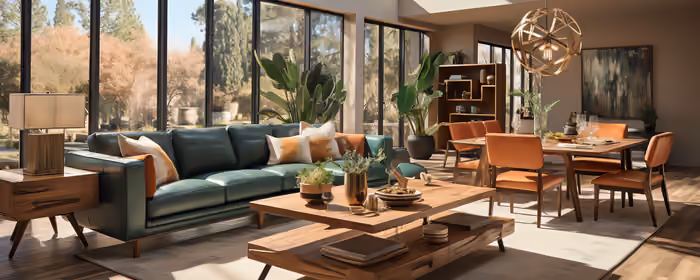 Interior design wallpapers: living room, room, modern design, sofa