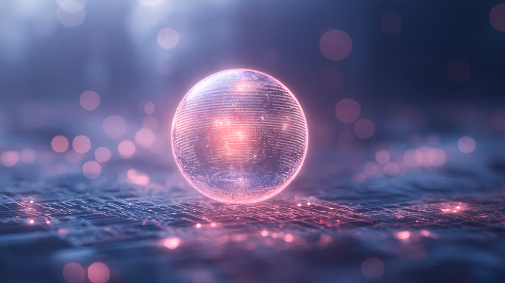Pink sphere hologram - XVGA wallpapers in 1024x768 resolution