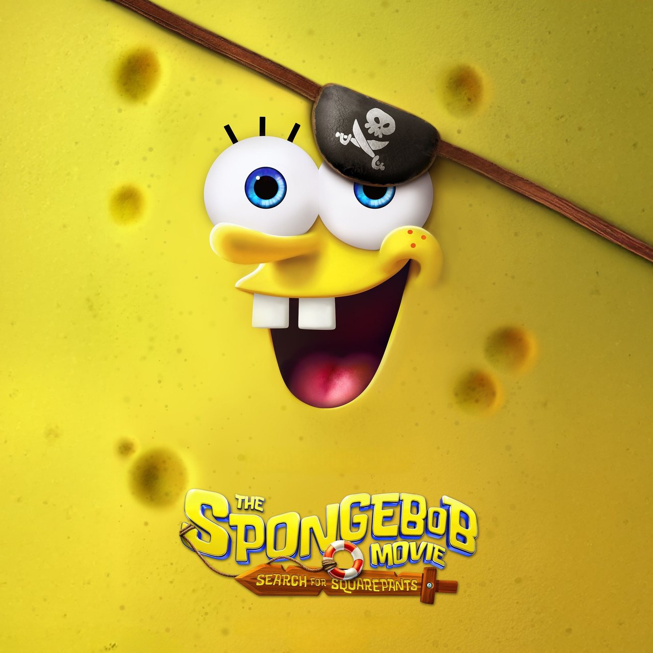 SpongeBob SquarePants pirate eye - Wallpapers for Lenovo, Huawei in 1280x1280 resolution