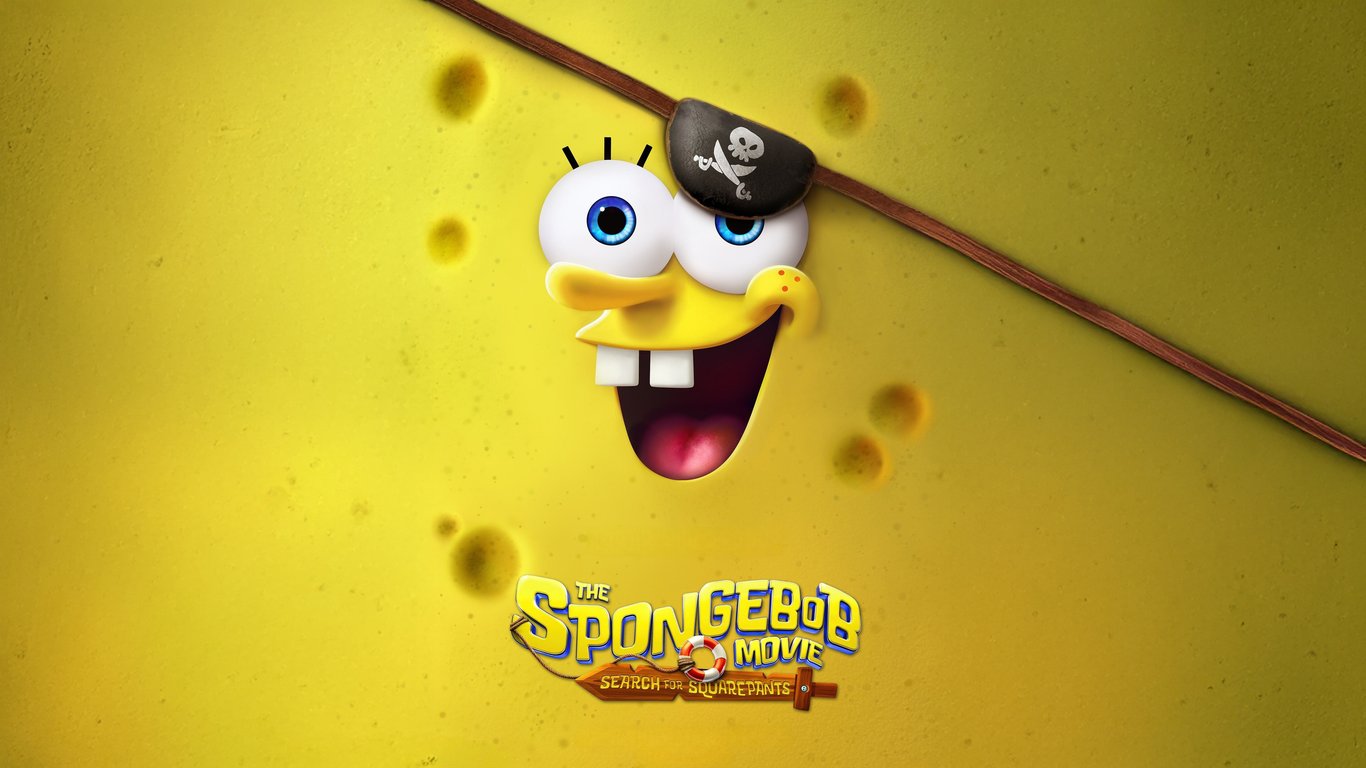 SpongeBob SquarePants pirate eye - Laptop Wallpapers in 1366x768 resolution