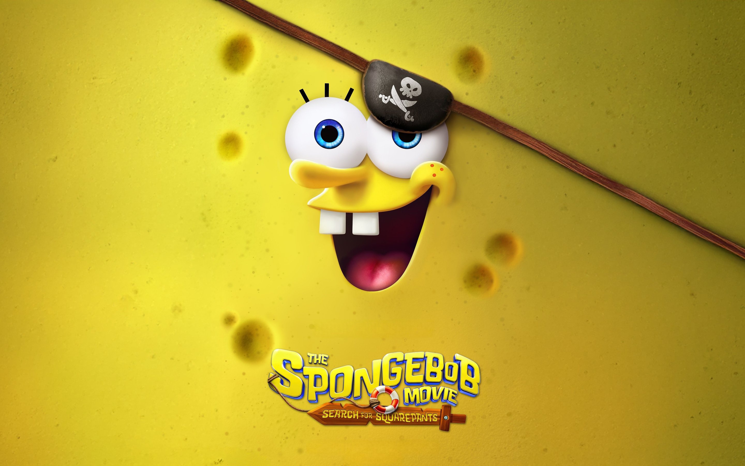 SpongeBob SquarePants pirate eye - Wallpapers for Apple MacBook 15″ in 2880x1800 resolution