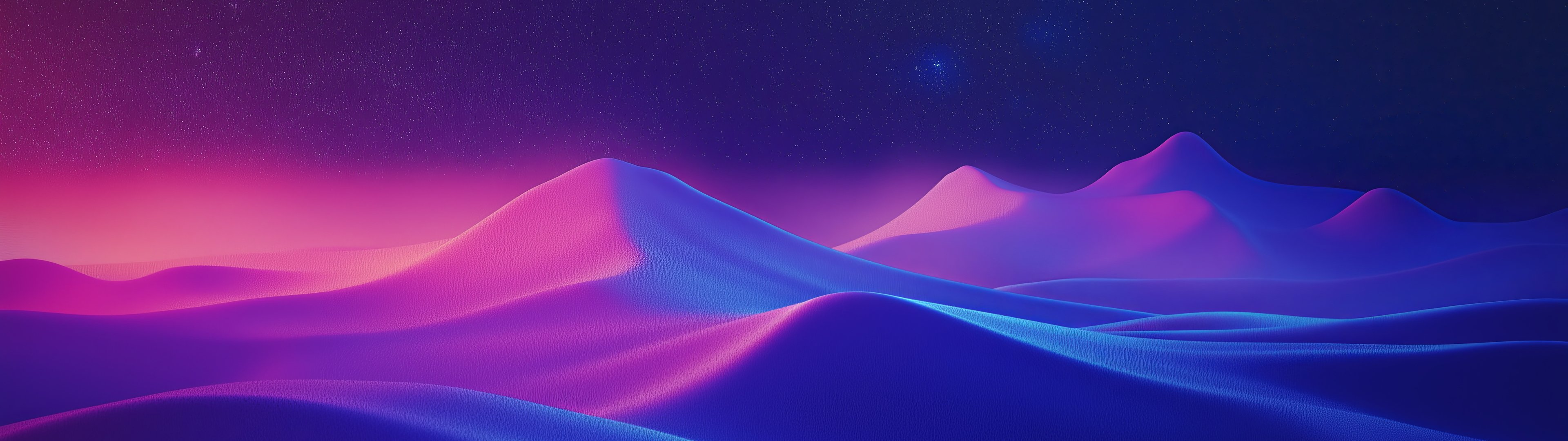 Abstract surreal dunes - UltraWide 32:9 wallpapers in 3840x1080 resolution