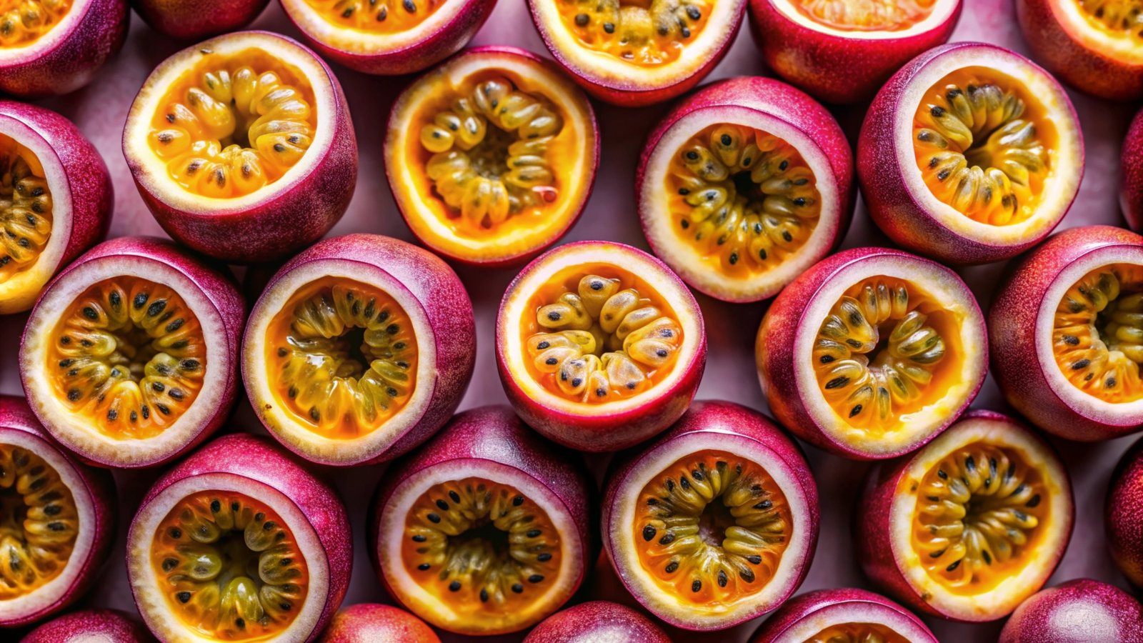 Cut passion fruit - wXGA++ wallpapers in 1600x900 resolution