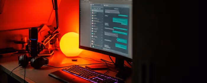 UltraWide 32:9 Microphone wallpapers (5120x1440): room, workspace, pC, monitor