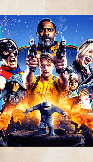 Обои взрыв для Nokia, Samsung (360x640): DC Comics, Отряд Самоубийц, команда, супергерой