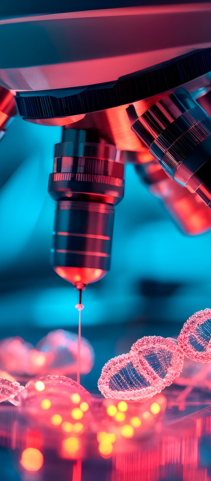 Scientist examines DNA - Wallpapers for Xiaomi Redmi 14C, POCO C71/C75/M7, Infinix Note 8 in 720x1640 resolution