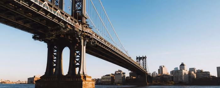 UltraWide 21:9 wallpapers (2560x1080): USA, New York City, Manhattan Bridge, Brooklyn