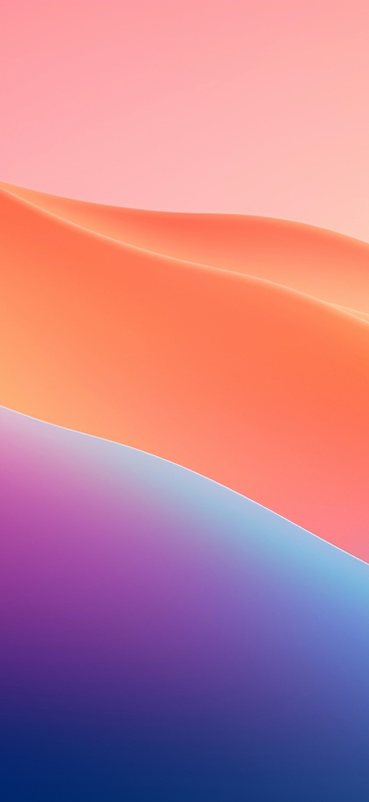 Abstract waves with a gradient - Wallpapers for iPhone 15 Pro Max/14 Pro Max in 1290x2796 resolution