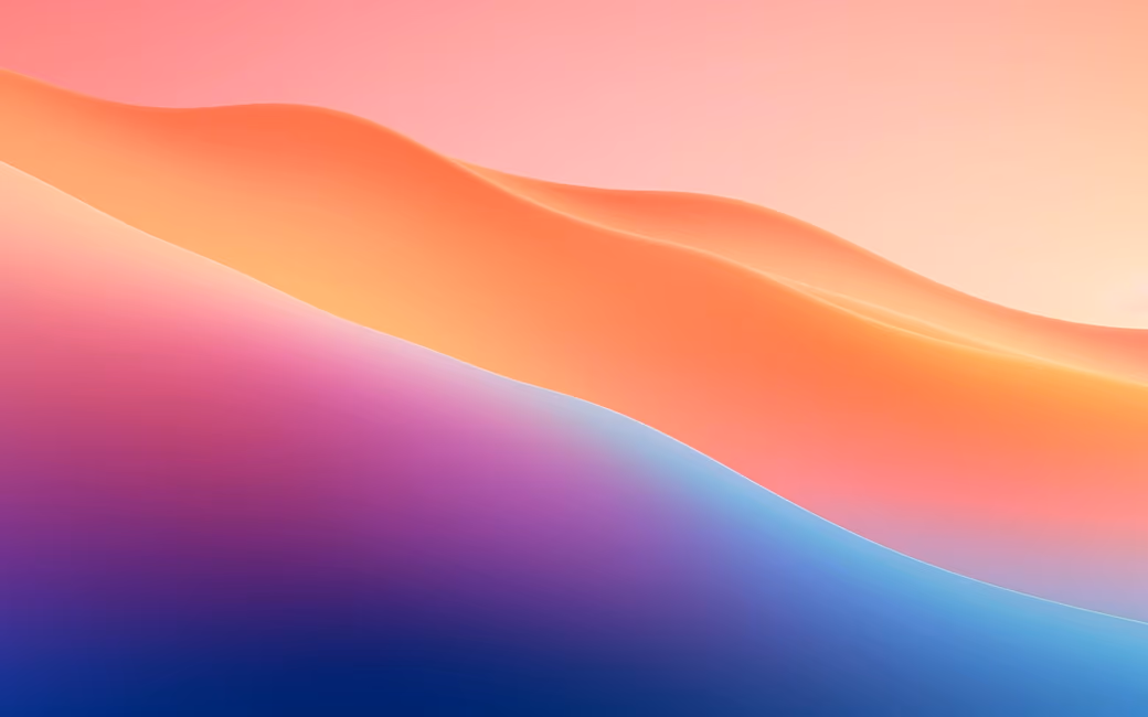 Abstract waves with a gradient - Wallpapers for Samsung Galaxy S22 Ultra/S23 Ultra in 1440x3088 resolution