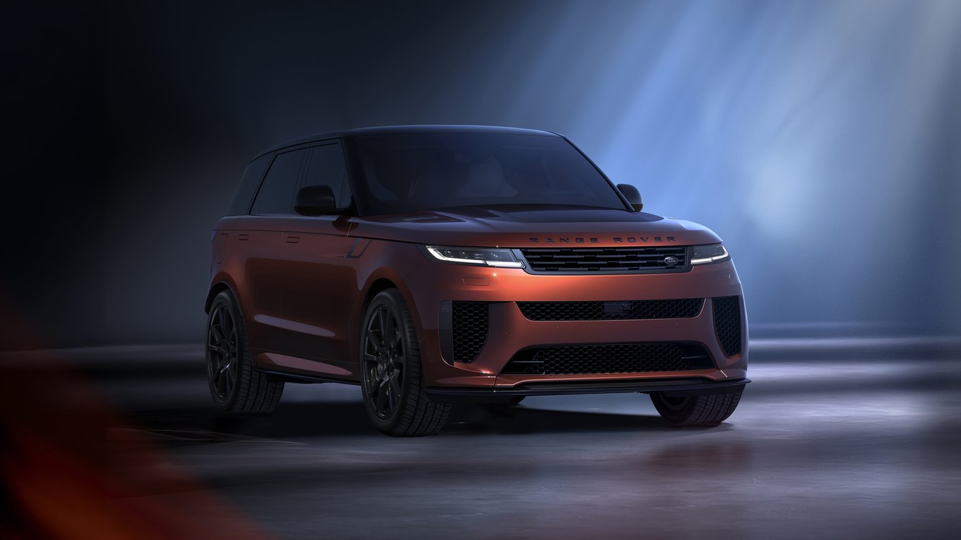 Медный Range Rover Sport SV - Обои для ноутбука WXGA в разрешении 1366x768