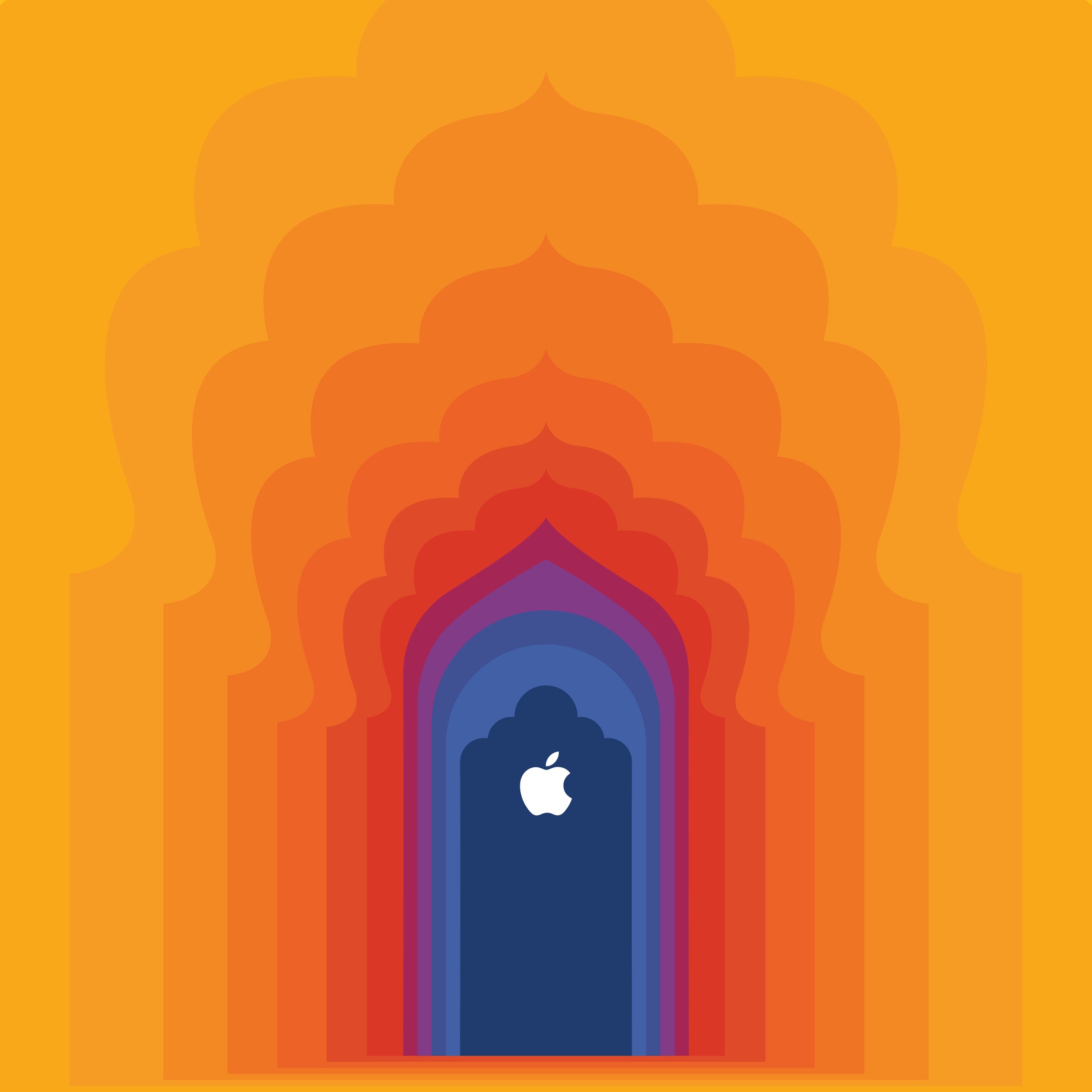 Apple Store Нью-Дели - Обои для iPad Pro 11″ в разрешении 2388x2388