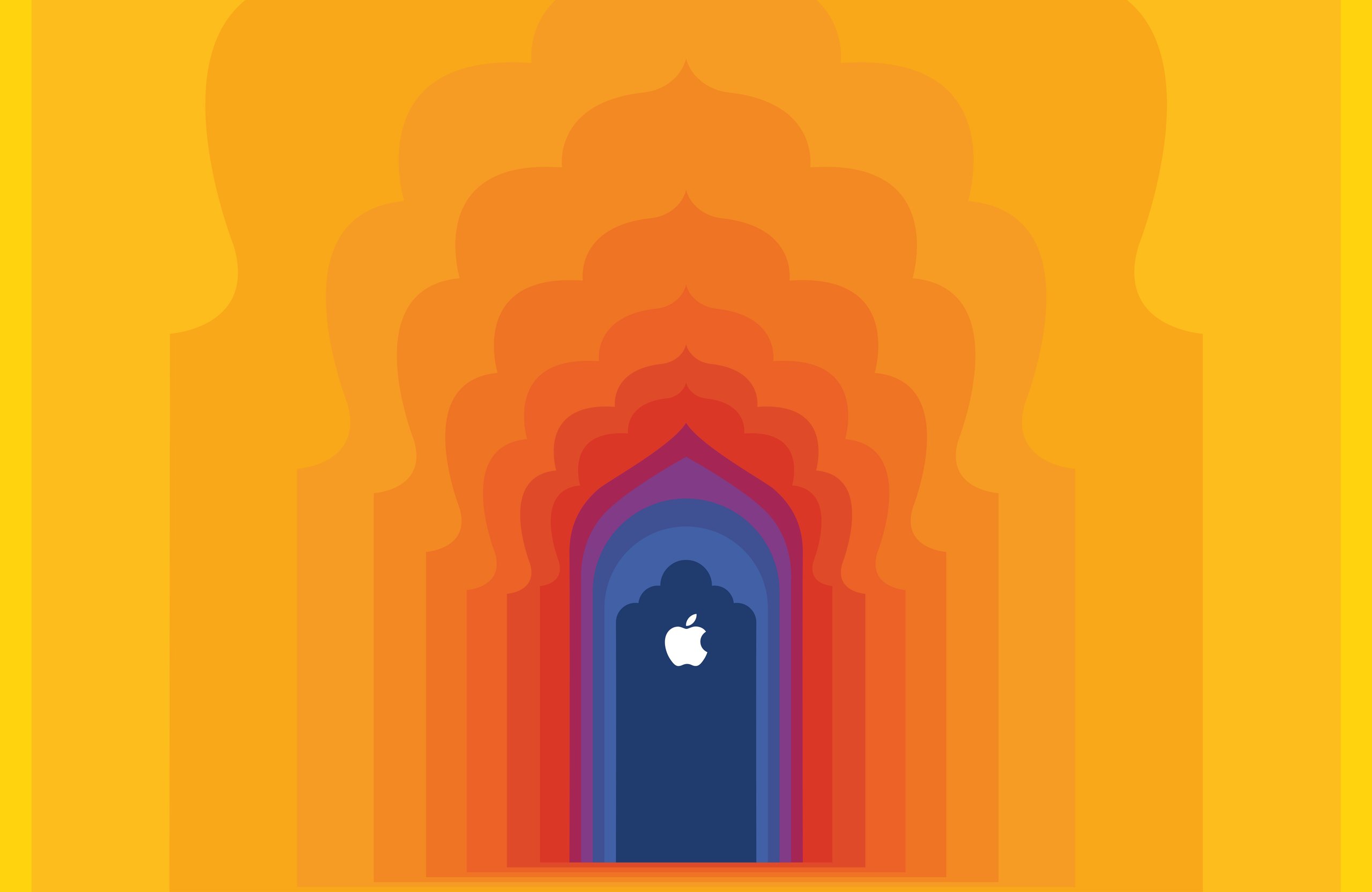 Apple Store Нью-Дели - Обои для Apple MacBook Air 13 M2″ в разрешении 2560x1664