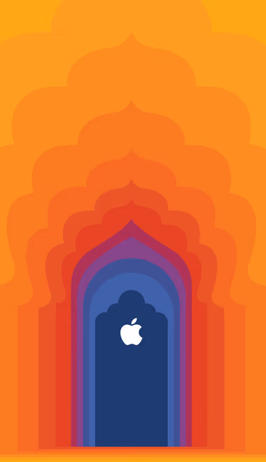 Tunnel Wallpapers for iPhone 11/XR (828x1792): Apple Inc, logo, India, event
