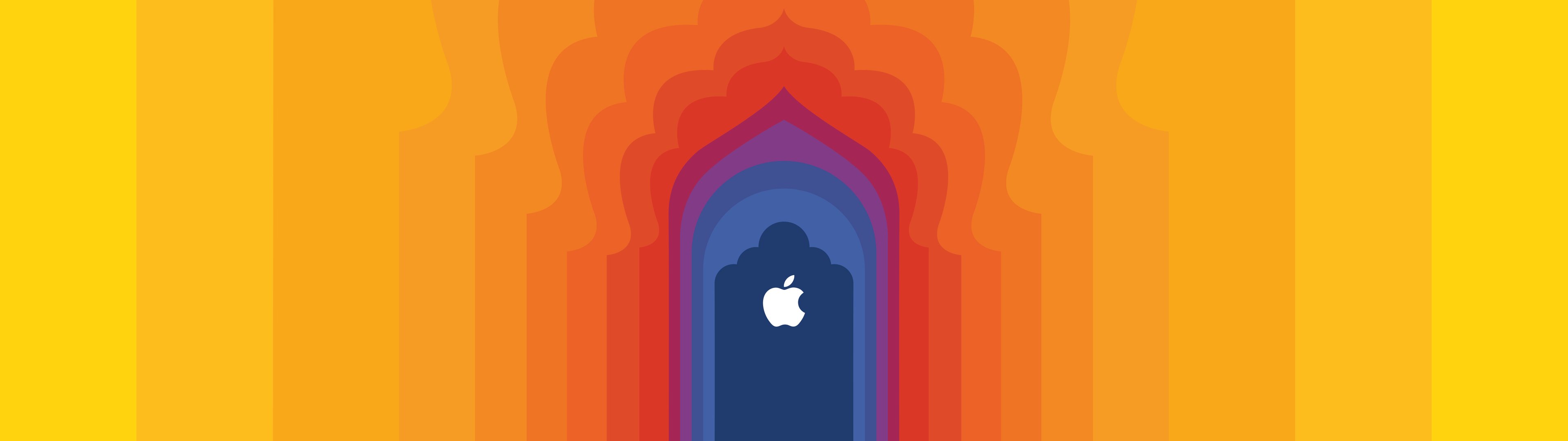 Apple Store Нью-Дели - UltraWide 32:9 обои в разрешении 3840x1080