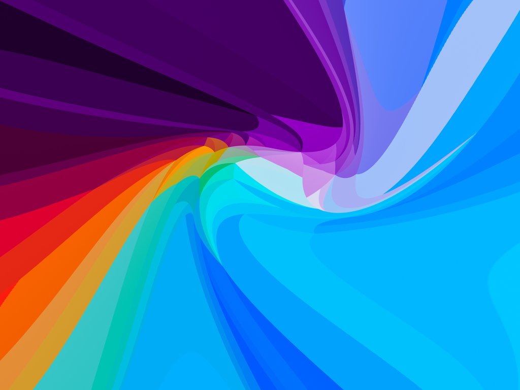 Rainbow abstract vortex - XVGA wallpapers in 1024x768 resolution
