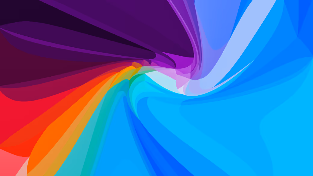 Rainbow abstract vortex - Wallpapers for iPad Pro 12.9″ in 2732x2732 resolution