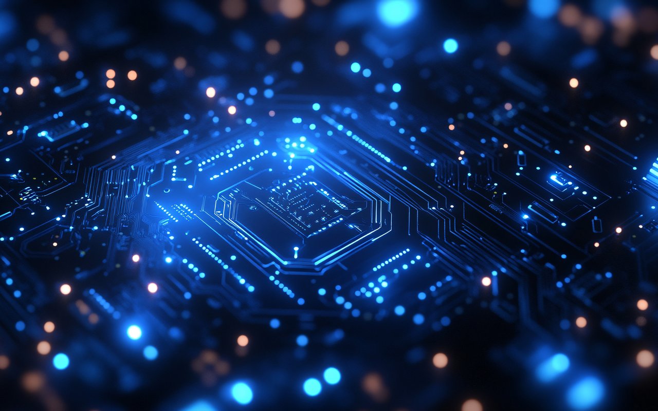 Processor with blue backlight - WXGA_1280 wallpapers in 1280x800 resolution