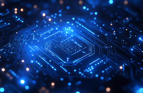 Processor and Microchip wallpapers for iPhone Air (2670x1878): processor, microcircuit, electronics, ambient light