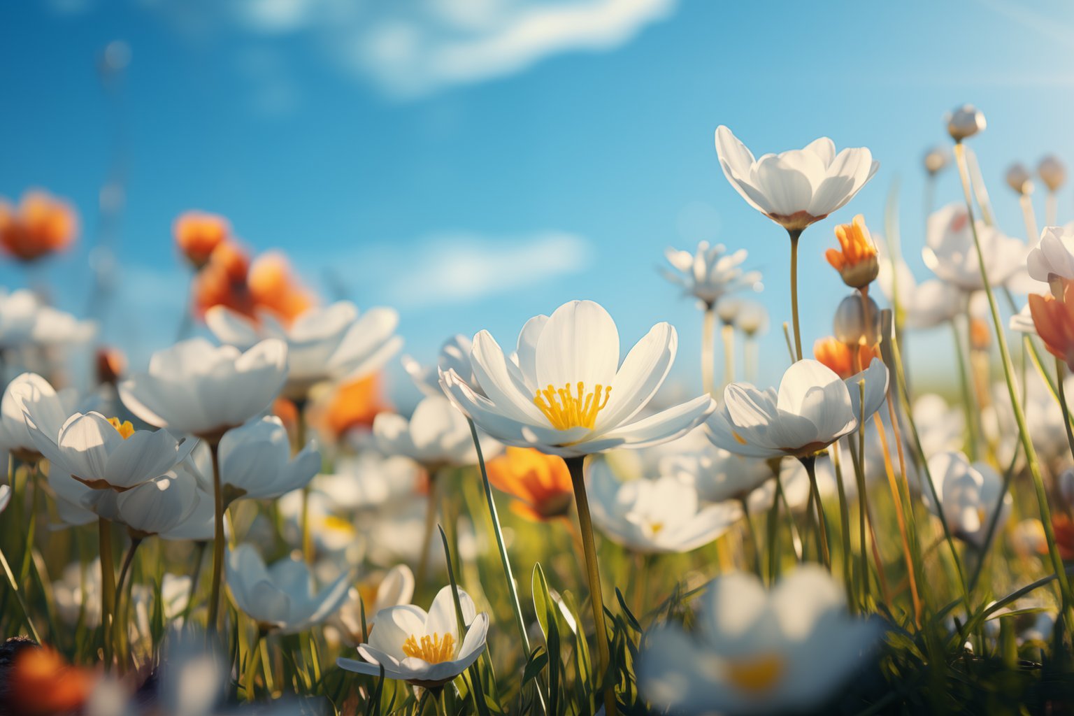 Wildflowers in summer - Microsoft Surface 12.4″ wallpapers in 1536x1024 resolution