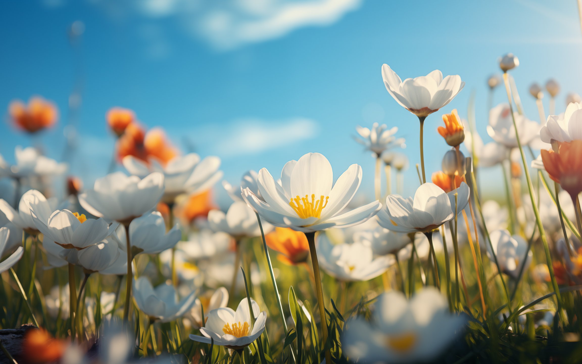 Wildflowers in summer - Wallpapers for Apple MacBook 12″ in 2304x1440 resolution