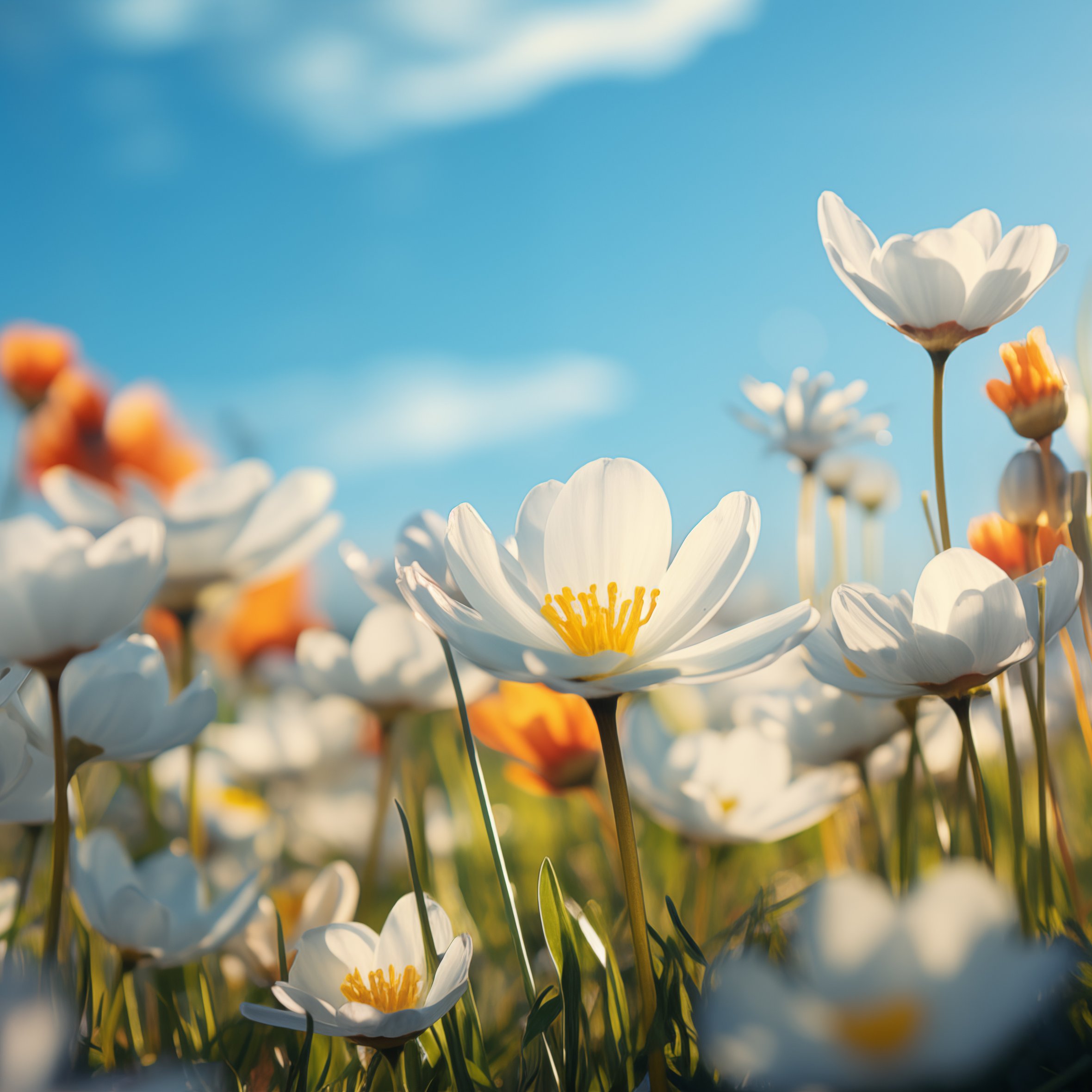 Wildflowers in summer - Wallpapers for iPad Air 10.9″ in 2360x2360 resolution