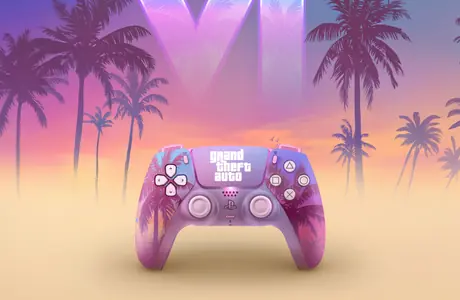 GTA Wallpapers for Apple iMac 24″ (4480x2520): GTA 6, PlayStation 5, controller, gamepad