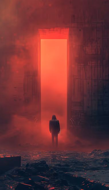 Fantasy wallpapers: portal, light, wall, extraterrestrial