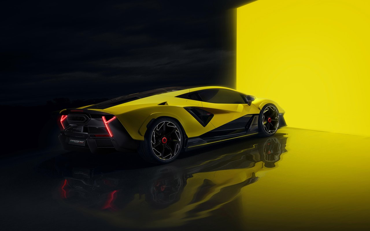 Lamborghini Fenomeno rear view - WXGA_1280 wallpapers in 1280x800 resolution