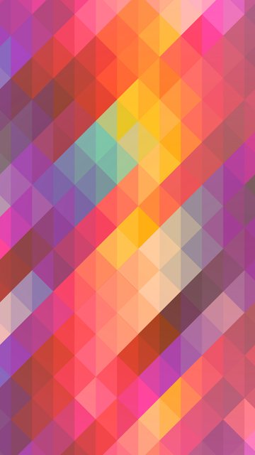 Multicolor mosaic - Wallpapers for Nokia, Samsung in 360x640 resolution