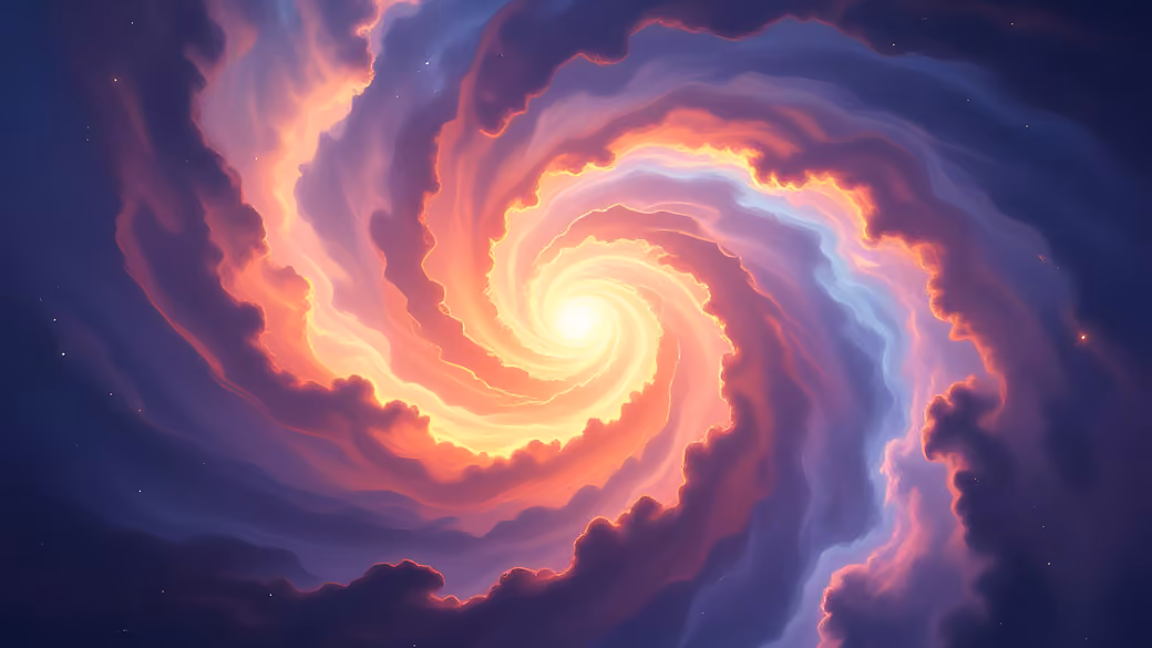 Spiral Yellow Nebula - HDV 720p wallpapers in 1280x720 resolution
