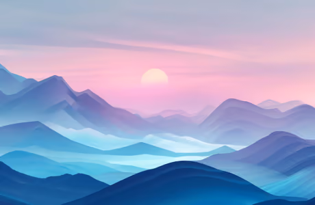 Обои для Samsung Galaxy Tab (1920x1920): горы, солнце, закат, долина