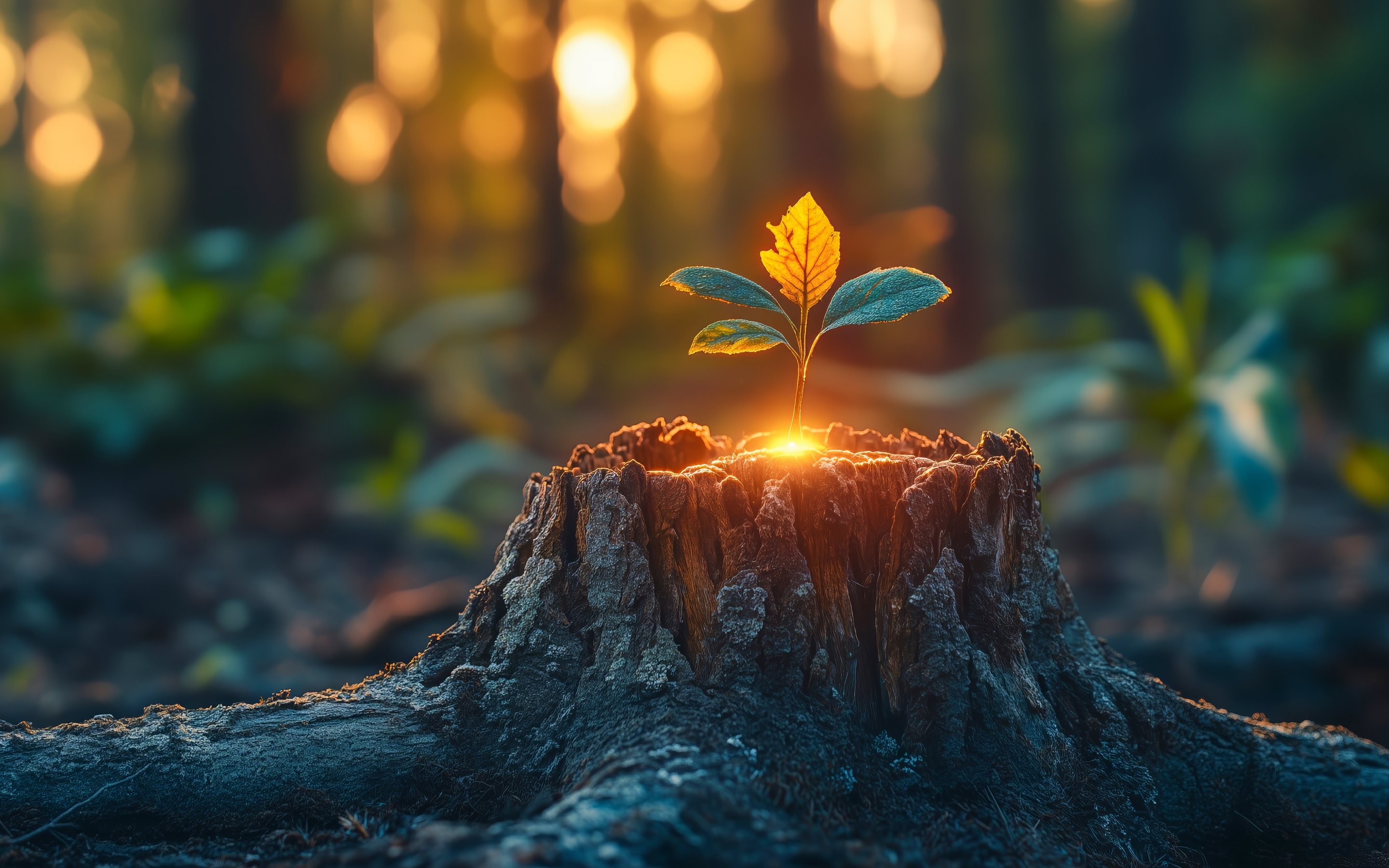 Soung sprout to the forest - Wallpapers for Apple MacBook 15″ in 2880x1800 resolution