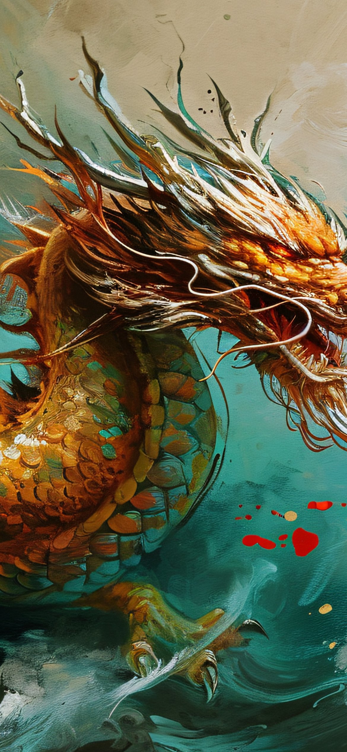 Eastern Dragon - Wallpapers for iPhone 12 Pro/13 Pro/14 in 1170x2532 resolution