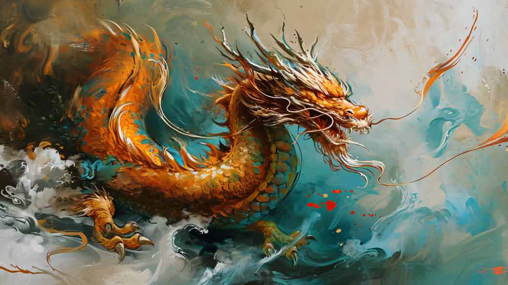 Eastern Dragon - Wallpapers for Samsung Galaxy A03s, Xiaomi Redmi 7A, POCO C3 in 720x1440 resolution