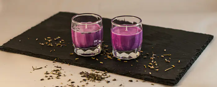 Interior design wallpapers: candles, aroma, lavender, decor