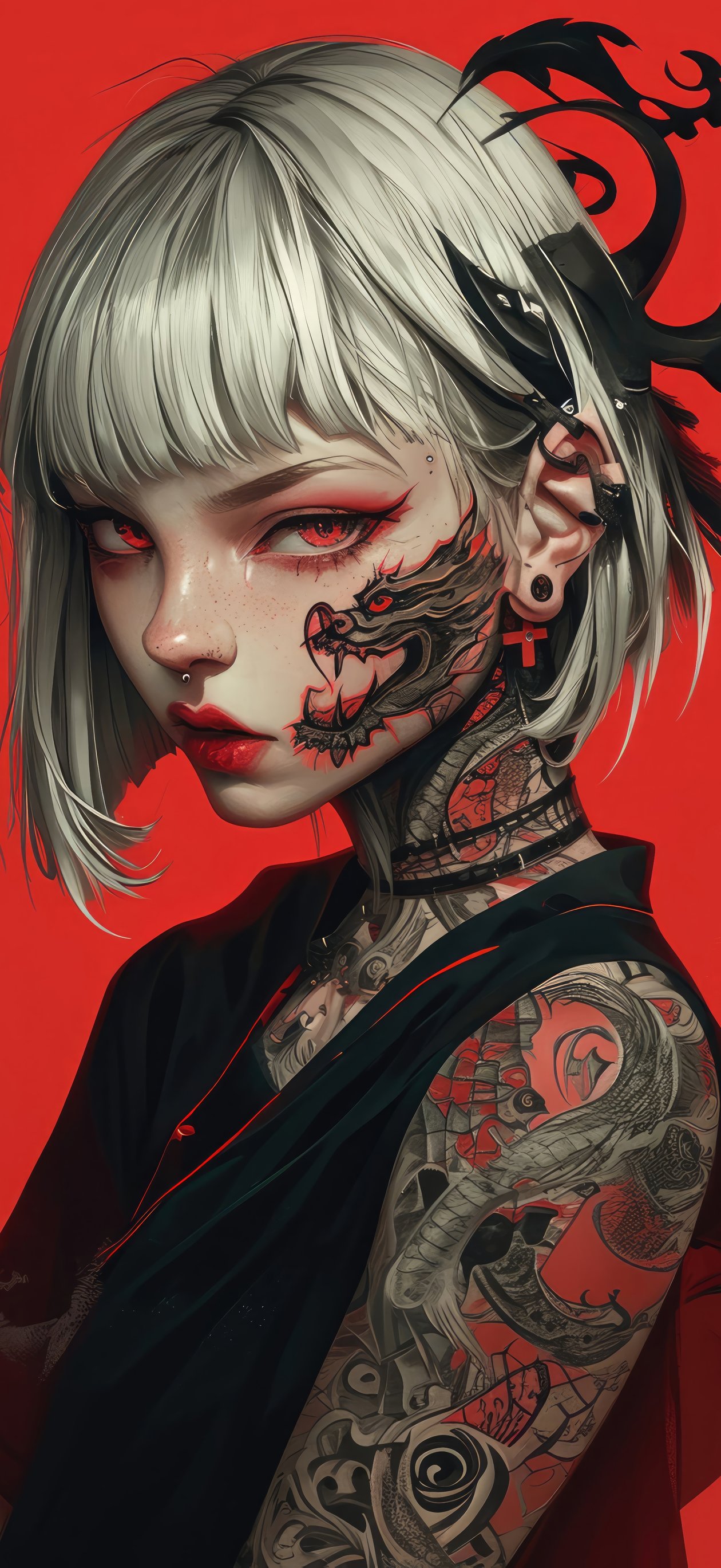 Girl with the dragon tattoo - Wallpapers for iPhone Air in 1260x2736 resolution