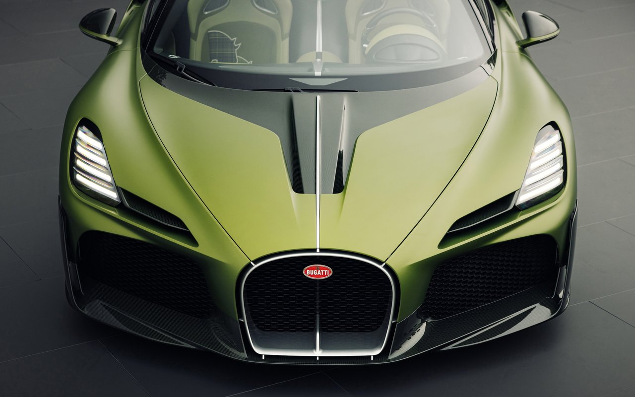 Front view of Bugatti Brouillard - WXGA_1280 wallpapers in 1280x800 resolution
