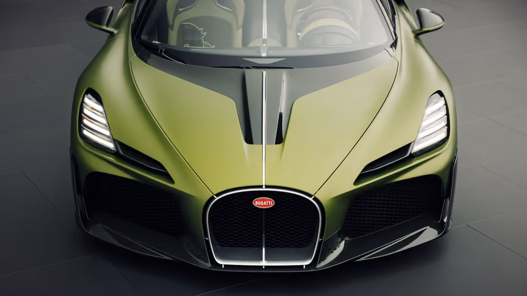 Вид спереди Bugatti Brouillard - Обои для Apple iPad 1 в разрешении 1024x1024